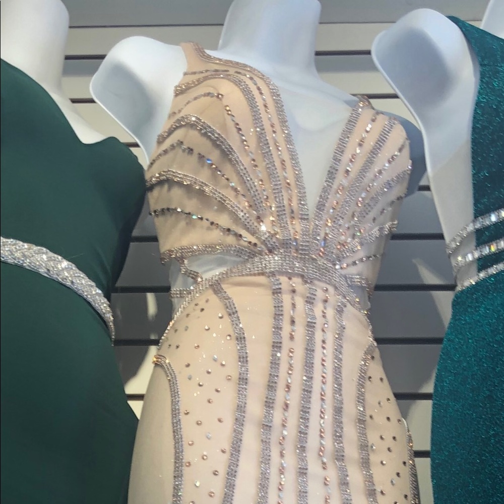 Rose gold special occasion dress